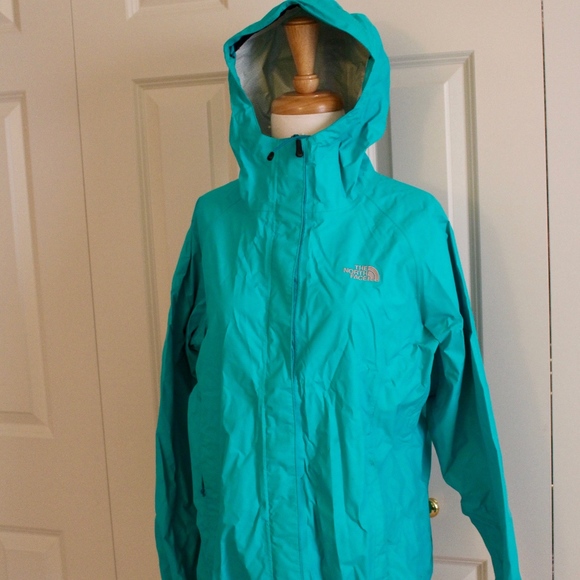 The North Face Women's Rain Coat, Teal - Picture 2 of 5